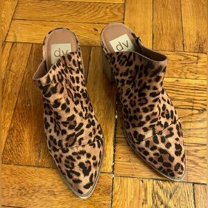 Dolce Vita Leopard Print Mules